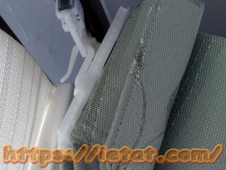 ドレープカーテンのアジャスターフック丈