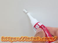 天井の穴のパテ補修